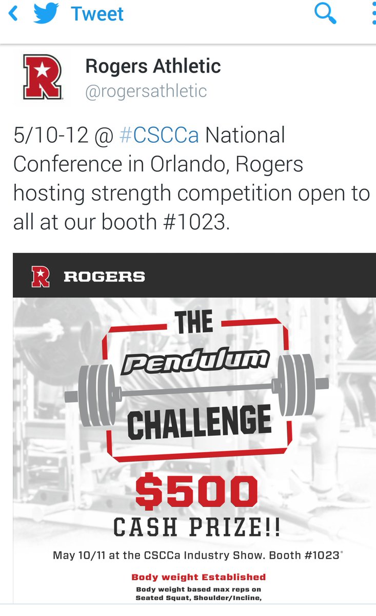 Rogers Athletic tweet media