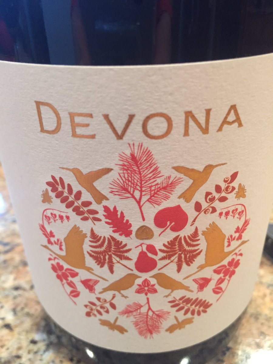 VineAndOliveCda's tweet photo. John Abbott's inaugural rel '12 #Devona #pinotnoir classic Frdm Hill Bright cherry intoxicating spice orange pith black tea sandalwood #wine https://t.co/tTt4ainR7D