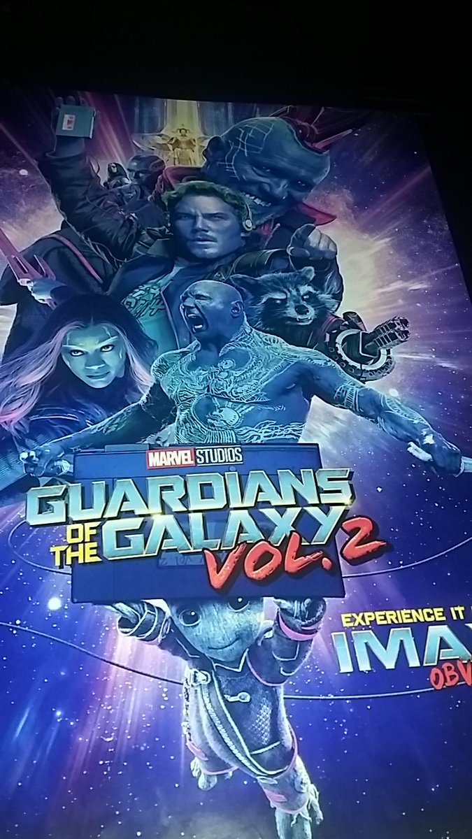 justinfrederic's tweet image. #GotGVol2 was AMAZING!!!  Better than the original in my opinion 😛 #OpeningNight @CineplexMovies @Guardians @IMAX #IMAXexperience