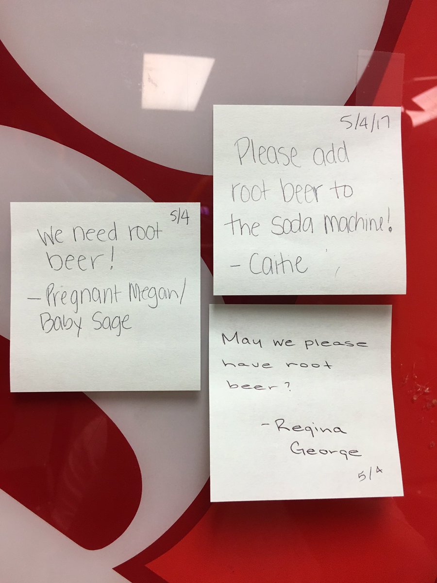 MissyChevious's tweet photo. I missed my opportunity to sign as "Glenn Coco" but then they might have refused &amp; said none for you!  😂 #meangirls #officelife https://t.co/Ford7AQF6E