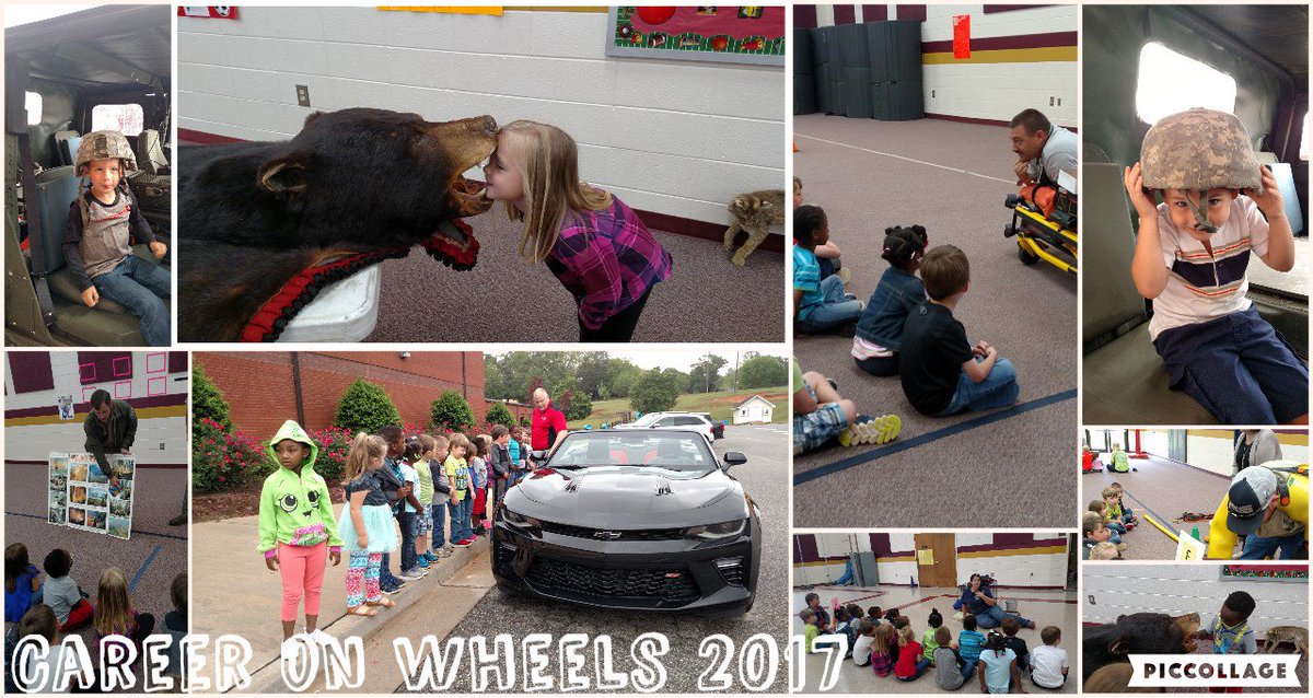 PreKinParadise's tweet photo. Career on Wheels was a great success!! Thanks to all the great men and women that came to share! @monroe_schools @Hubbard_Elem https://t.co/m1blxtQcwU