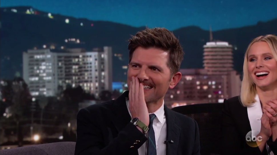 If you haven't seen it yet, the video of @IMKristenBell surprising <a href="/mradamscott/">Adam Scott</a> with @HamillHimself is delightful: bit.ly/2qBceVg