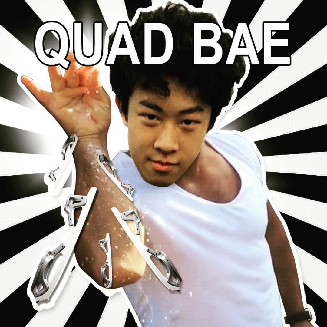 Nikki_578's tweet photo. @nathanwchen Happy birthday #quadbae watching you skate is always inspiring... can't wait to see the polar bear suit 😂 https://t.co/6fUP32qXI7