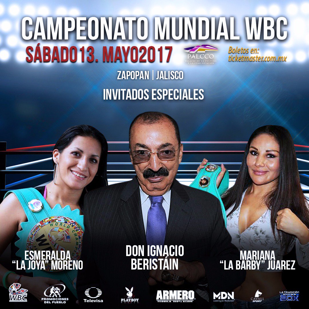 INVITADOS ESPECIALES en  #CampeonatoMundialWBC #SabadosDeBox <a href="/palccogdl/">PALCCO</a> #NachoBeristain #LaBarby @maryjuarezcute@PromoDelPueblo <a href="/Joyita87/">esmeralda moreno</a>