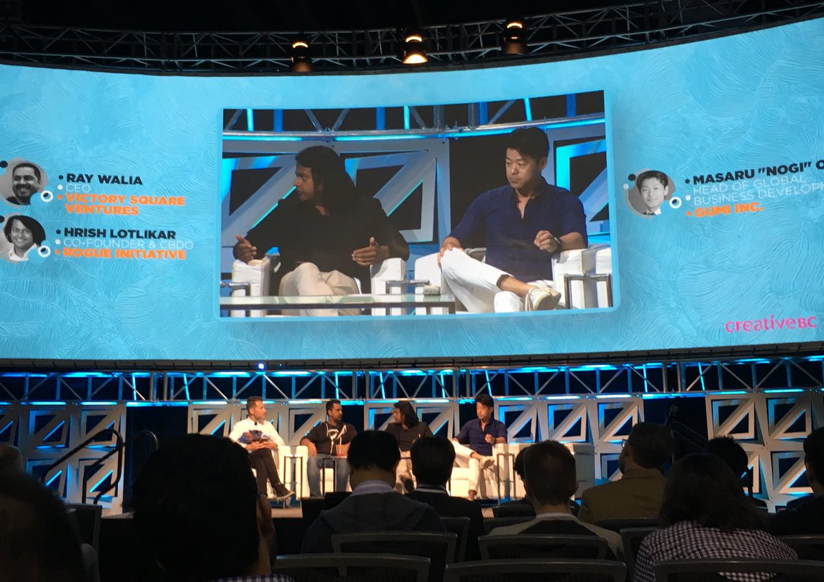 ManaMarketingHQ's tweet photo. .@raywalia, @hrishlotlikar and Nogi on VCs investing on #VR: "Investors want to invest where target market understands VR" #VirtualReality https://t.co/NQtxYXBaWv