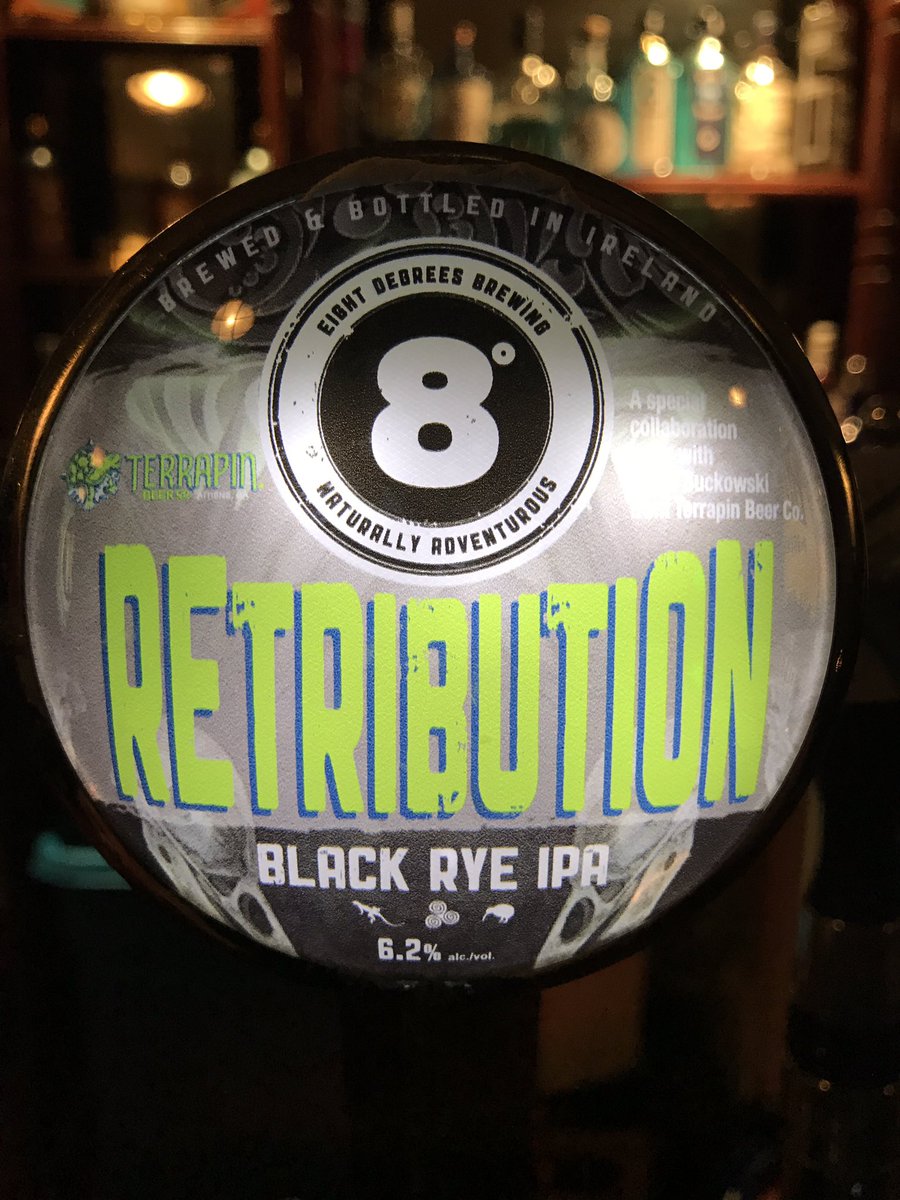 DrinksLMG's tweet photo. Black Rye IPA from @8degreesbrewing, my staff drink, not too bad;) https://t.co/pvwyNXqrTD
