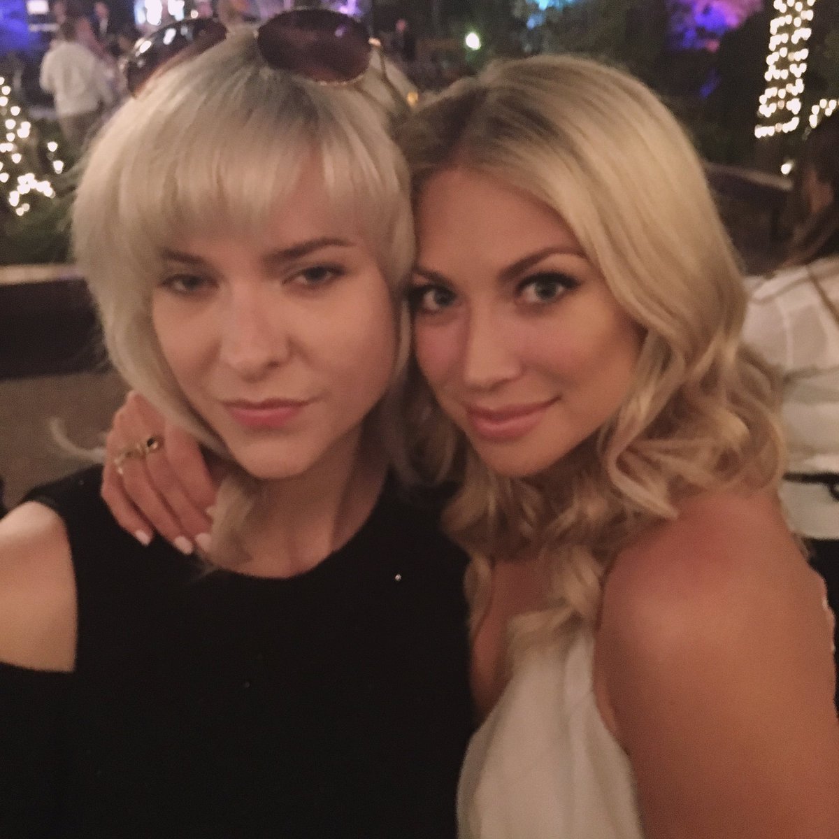 PumpRulesPod's tweet photo. Blondes have more fun! ππΌ #FlashbackFriday #TwoBubbs Wedding @stassi π #PumpRules #fbf https://t.co/7LNGNEMpCy