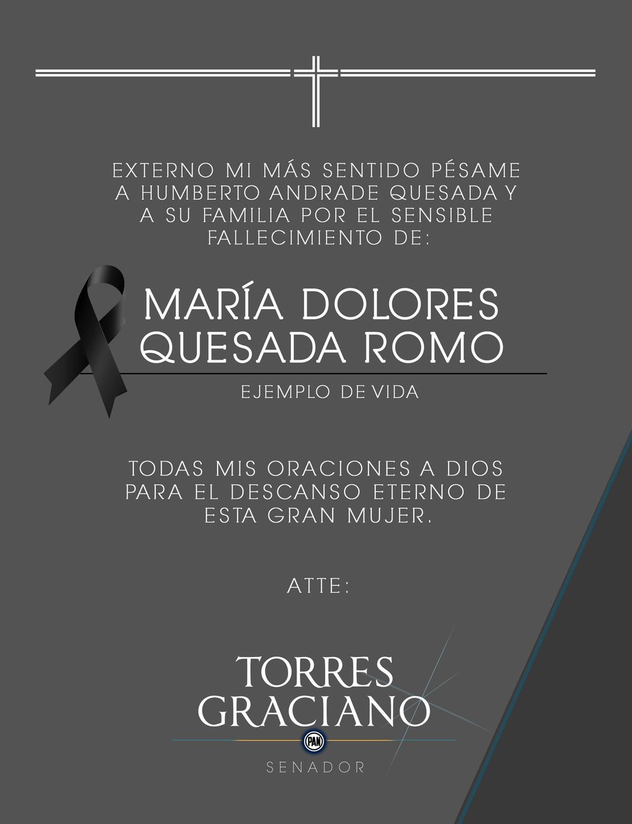 FerTorresGTO's tweet photo. Mis condolencias @HAndradeQuezada https://t.co/BlyOFs5iB6