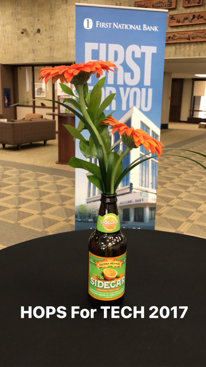 FNBFirst's tweet image. We're excited to be serving @SierraNevada tonight at #HopsForTech @DowntownHutch