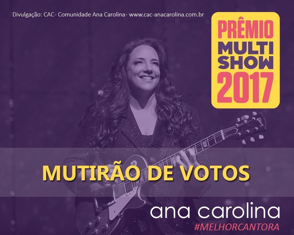 EfeitoAC's tweet photo. Vem, gente!! Votem aqui: https://t.co/6CGySauhiQ #AnaCarolinaMelhorCantora https://t.co/OZTxKksmoA