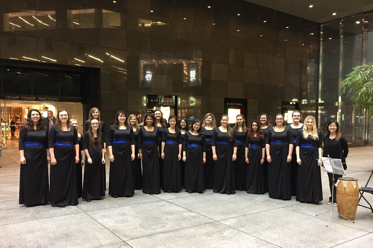 UMichWomensGlee's tweet photo. NYC was a blast! Thanks for coming out to our Madison Avenue Atrium performance. Philadelphia, here we come! #UMWGC #GoBlue #GoGlee https://t.co/5SfTMFDrvG