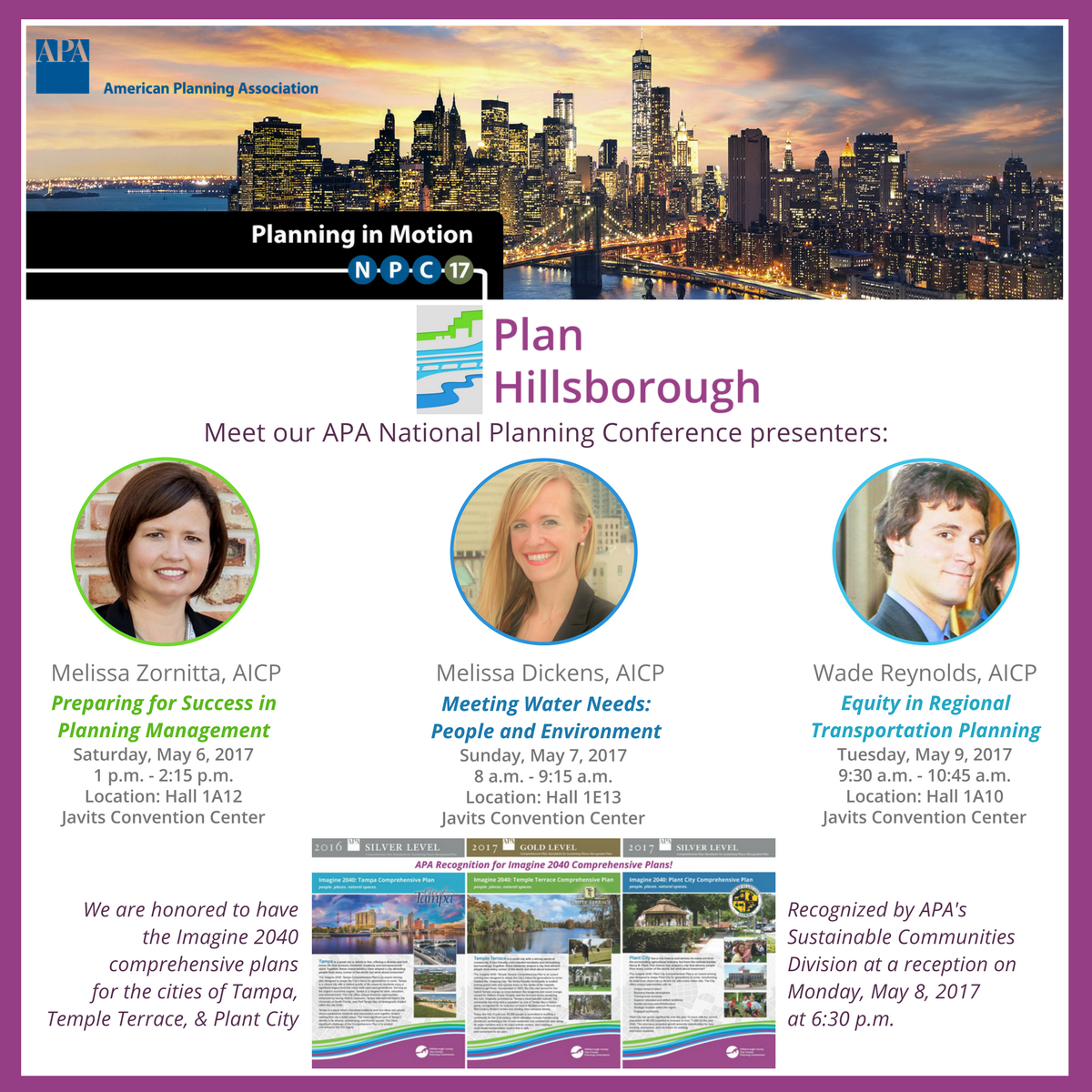 PlnHillsborough's tweet photo. Join @PlnHillsborough at #NPC17 sessions: https://t.co/PkLlk2xZxN #success https://t.co/8mivdCCT2c #water https://t.co/B4YJxt3sCH #eequity https://t.co/Jk61Pkss6A