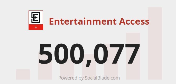 Fabian_Phl's tweet image. Und da sind die 500.000 voll! #EntertainmentAccess