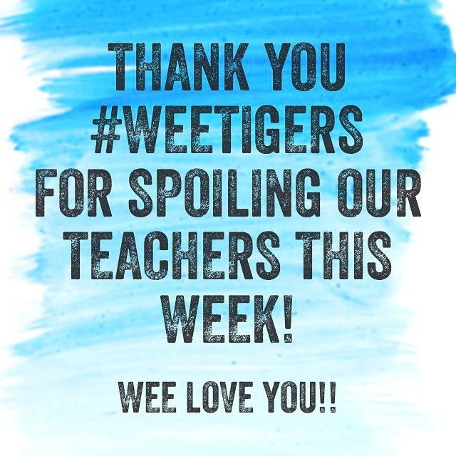 mmiller7571's tweet photo. Thank you to everyone who made Teacher Appreciation Week so special! Our teachers are truly appreciated! #weetigerโฆ https://t.co/6xnKS8NDOs https://t.co/imAiaPE3PP