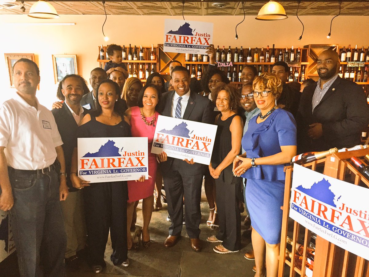 FairfaxJustin's tweet photo. Thank You, #Richmond!  Amazing &amp; high-energy #FairfaxForLG #RVA Young Professionals event!  38 days to June 13th!  #FutureIsNow #RVA4Fairfax https://t.co/nTYu0rdBVa