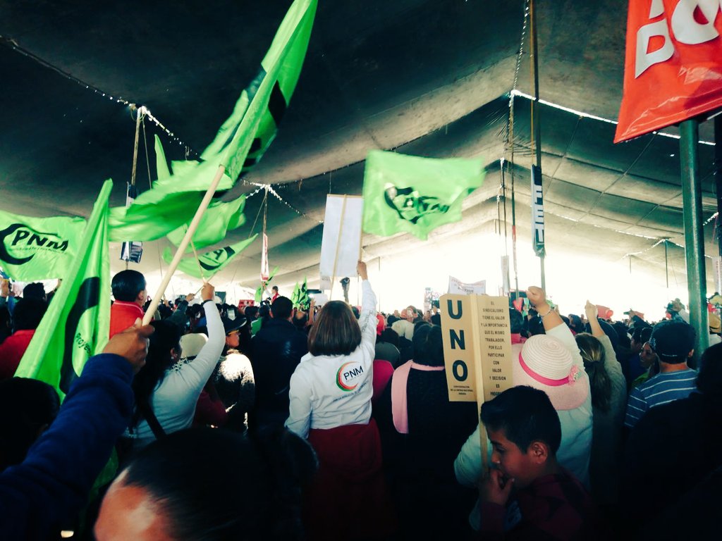 PNM_EDOMEX_'s tweet photo. Las Banderas Verdes de @PNM_EDOMEX_ continúan #FuerteYConTodo en apoyo a @alfredodelmazo en el mitin de Toluca. #PNM #SomosPRI @PRI_EDOMEX https://t.co/qXjWGTue7J