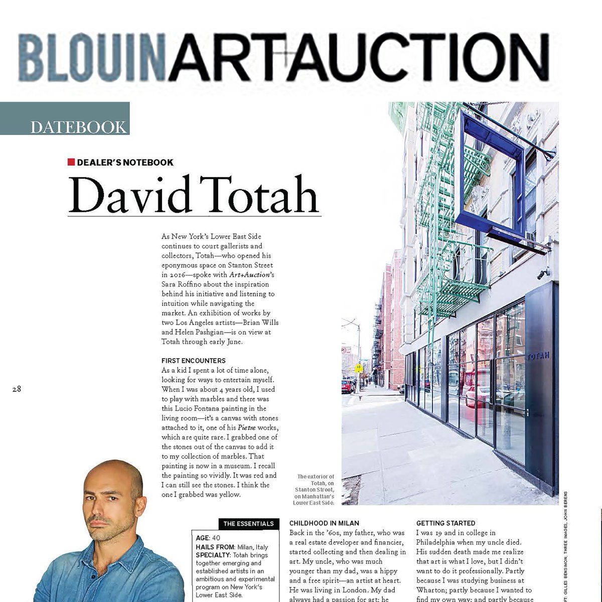 artotah's tweet photo. Thank you to @sararoffino for this exciting profile on #TOTAH in @artinfodotcom #ArtandAuction #DavidTotah https://t.co/Vp9BlKQuI2