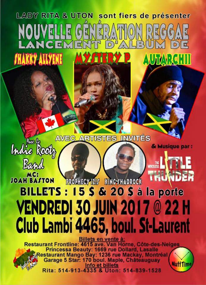 torontoreggae's tweet photo. Montreal Massive! New event poster added to Canada wide section! https://t.co/H14iO2m0TF @kingshadrock @ProphecyIzis @autarchii #montreal https://t.co/nYmJNJITE1
