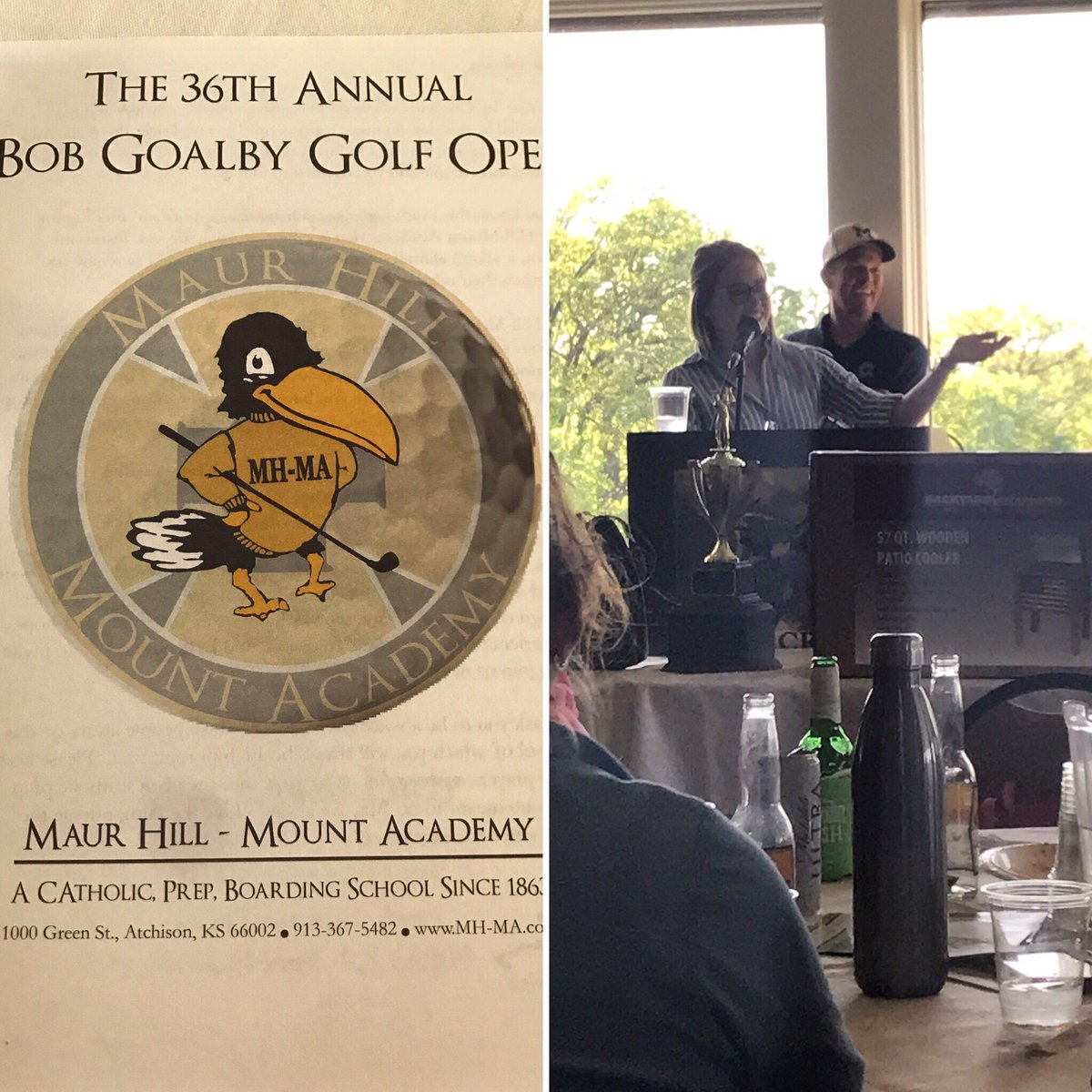 McDermedFox9's tweet photo. Had a great time at the Bob Goalby Golf Open this year! Great fundraiser for a great high school. #ravensflyhigh #mhma #golf https://t.co/eBhAi9Ma3W