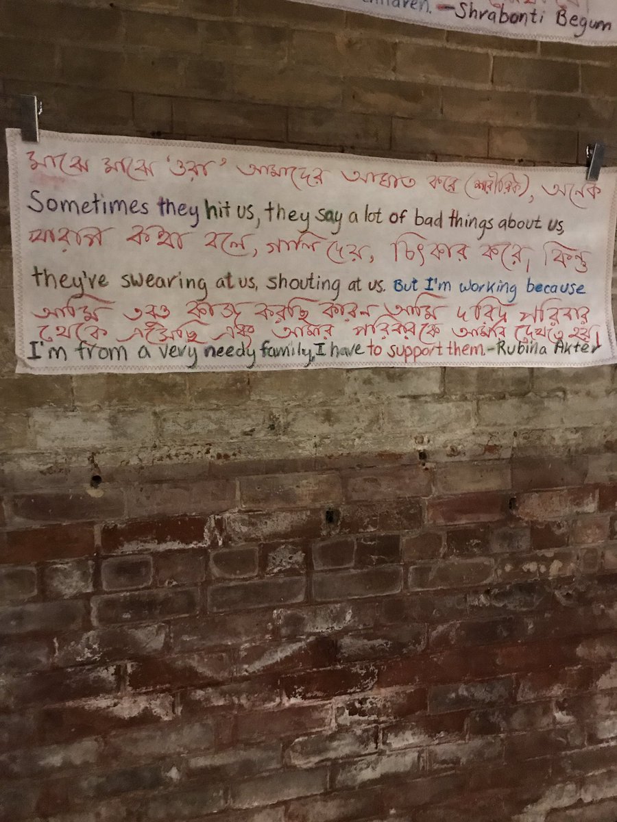 TakeActionFAST's tweet photo. Quotes from the garment workers themselves #RanaPlazaMemorial #TakeActionFast https://t.co/g0N2wOBqAW