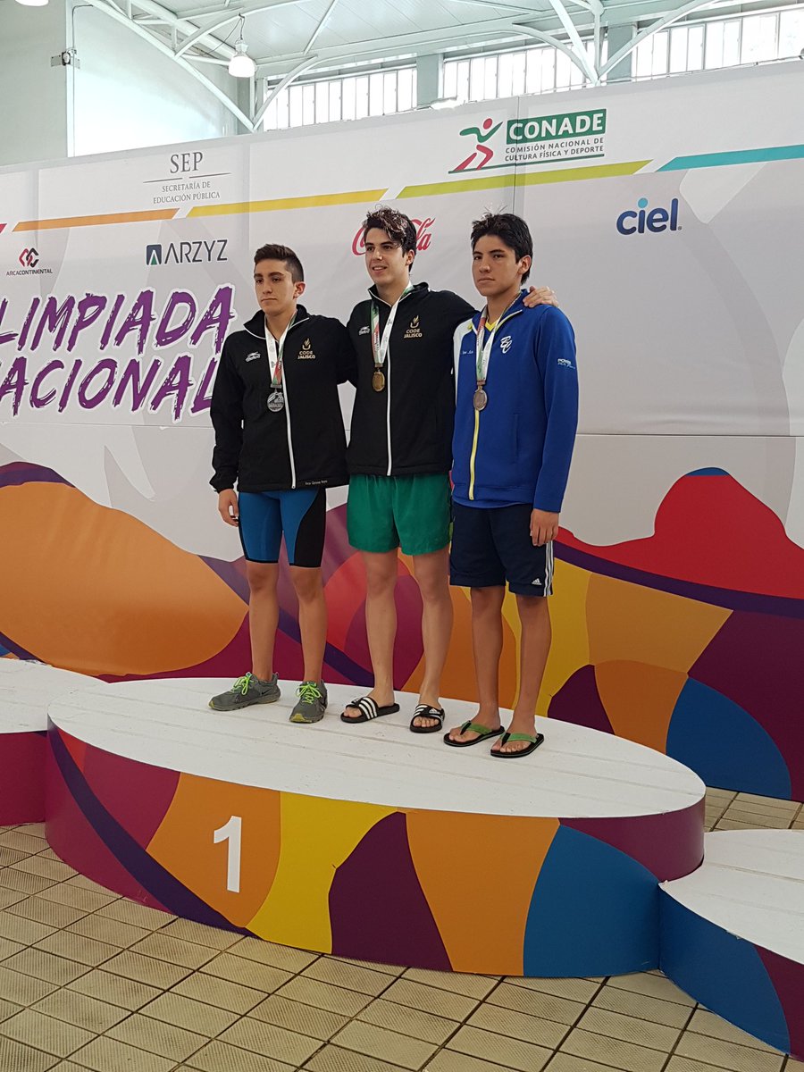 ajnatacion's tweet photo. Felicidades 1 - 2 para Jalisco. 
@codejalisco @AndreMarxCode 400 libres 17 y 18 años #NacionalJuvenil2017 #OlimpiadaNacional2017 https://t.co/Kmxff73neX