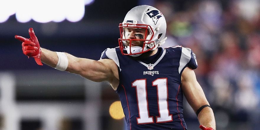 PFF's tweet image. Julian Edelman was targeted 146 times during the 2016 regular season and not one of those passes was intercepted, best of any WR.