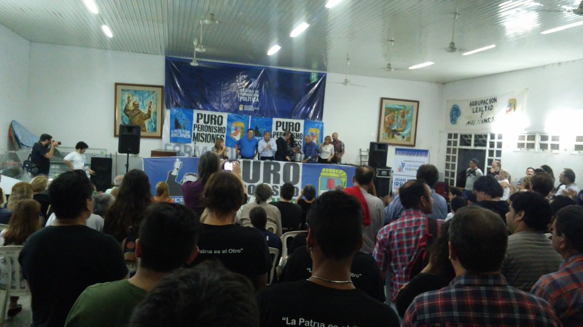 morenoparalavic's tweet photo. A Puro Peronismo en el PJ Misionero https://t.co/xUj3F8bz4X