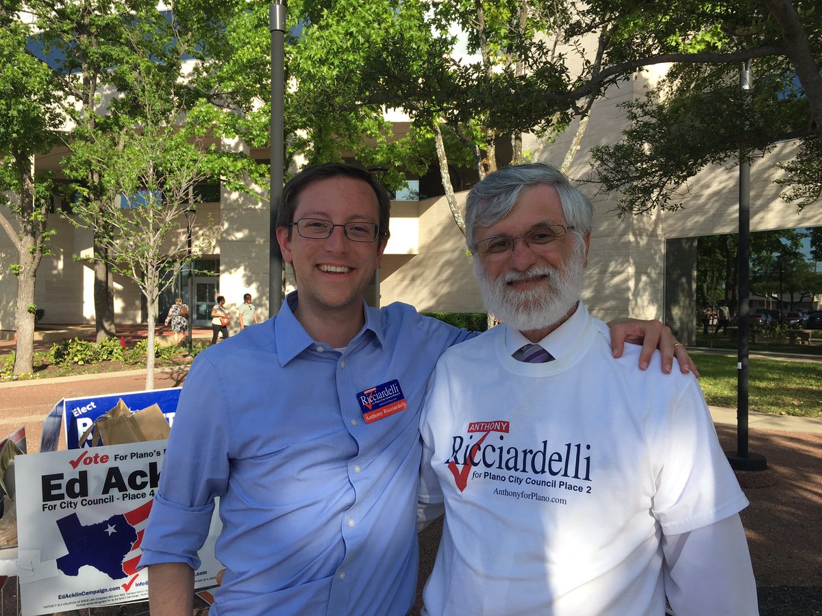 AnthonyForPlano's tweet photo. I'm thankful for the support and encouragement of my father, who has been by my side since day one of my campaign for Plano City Council. https://t.co/tV63qFPVMx