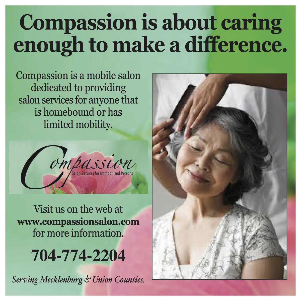 20% OFF 1st time new clients!#disabled #elderly #hair #homeservices