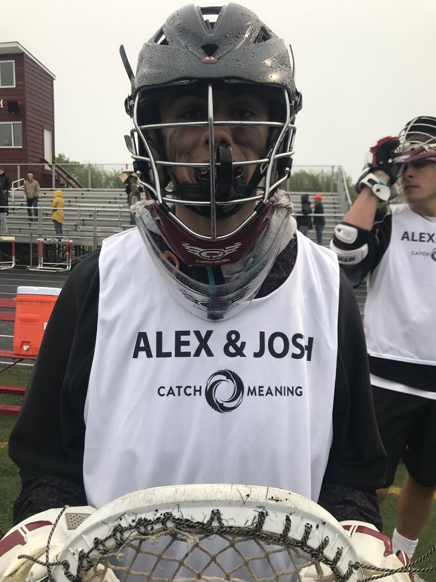 US_Preppers_Lax's tweet photo. Warm up jerseys worn prior to the game in honor of Josh and Alex! #JW #AD #CatchMeaning #family @OhioBoysLax @HawkenLax https://t.co/xlA0kBhwNB