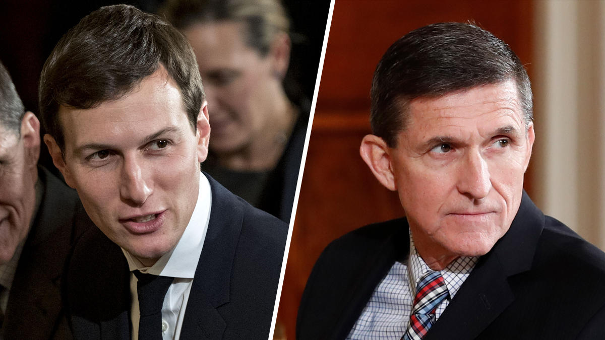 SethAbramson's tweet photo. NOTE #1: It now seems likely Kushner and Flynn snuck Kislyak into Trump Tower in December to evade U.S. surveillance. What did they discuss? https://t.co/CAelCFdwOL
