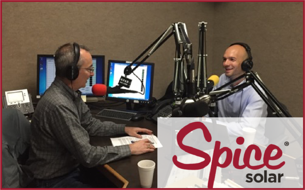 CleanFund's tweet photo. VP of Solar, Brandon Deno, sits down with @BCinnamon of @SpiceSolar for a candid conversation on #CommercialPACE https://t.co/6kKCptpmYv https://t.co/G4t8vCAMuY