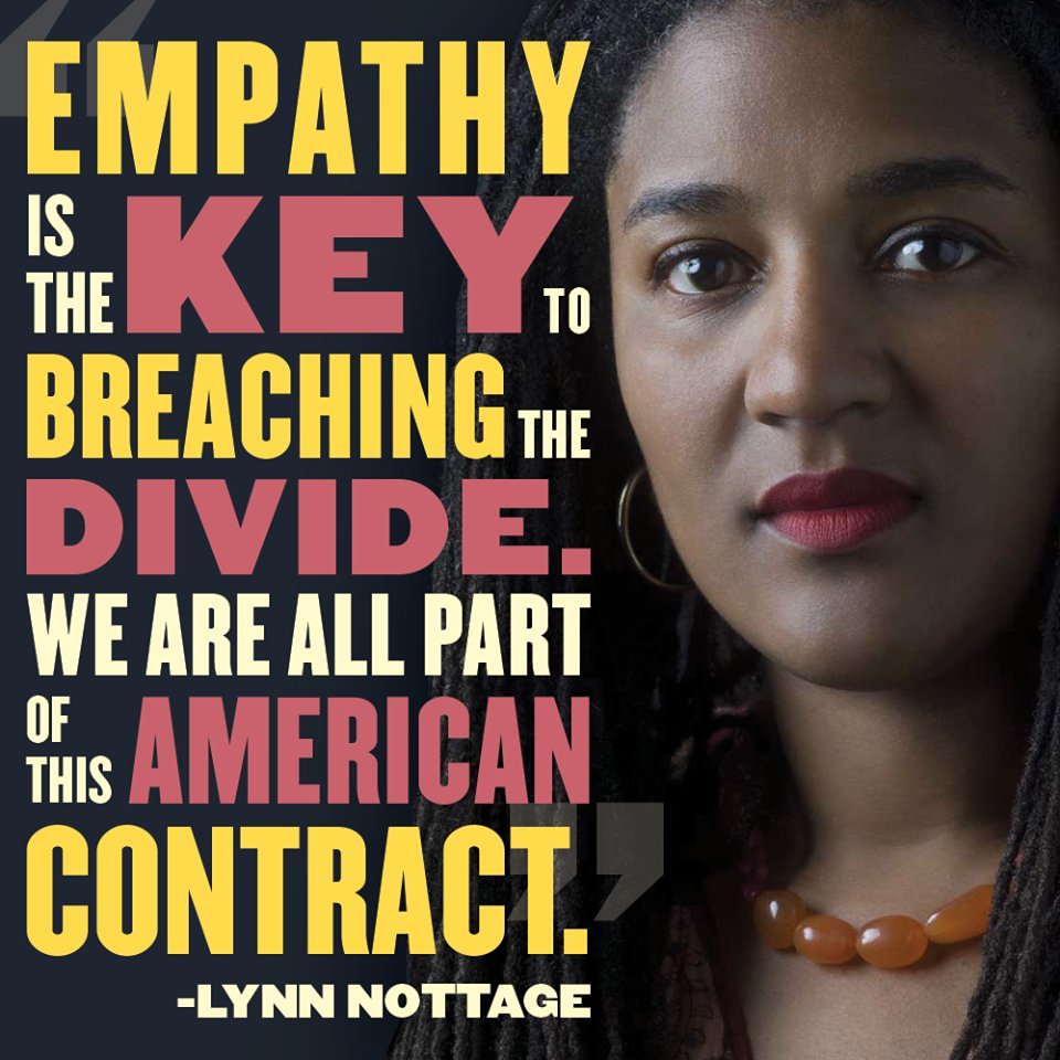 "We are ALL part of the American contract." - #SweatBroadway Playwright @Lynnbrooklyn