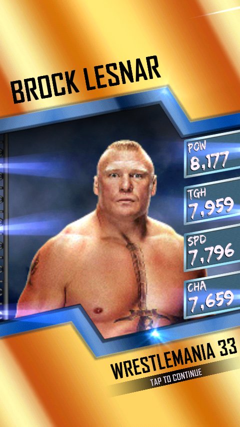 kundanthony1's tweet photo. This took 450 resets to get that's way to many resets @WWESuperCard https://t.co/6hvBBxubnT