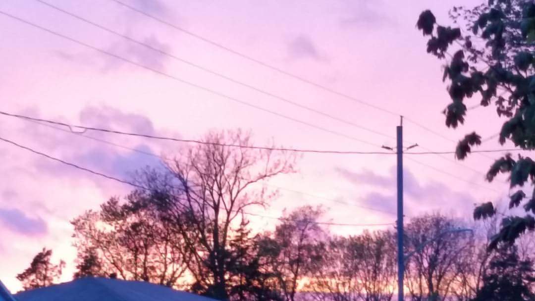 A beautiful sunset after a few rainy days. #enjoytheweekend