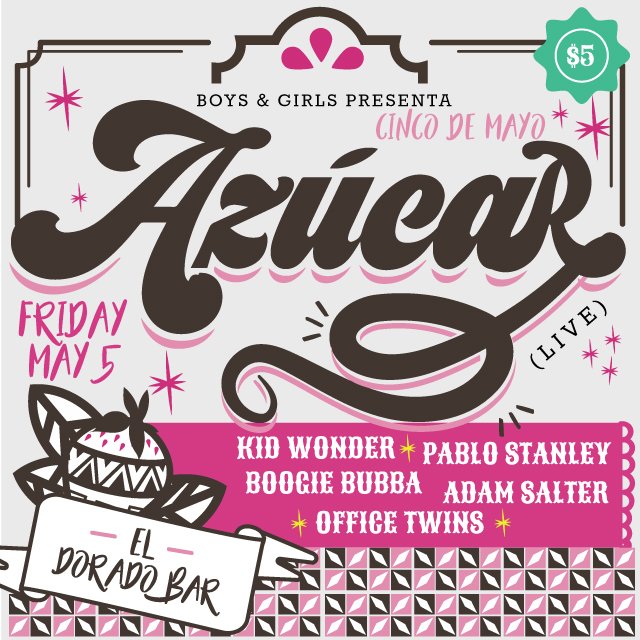 Cinco de Mayo party tonight!  Live cumbias by AZUCAR.