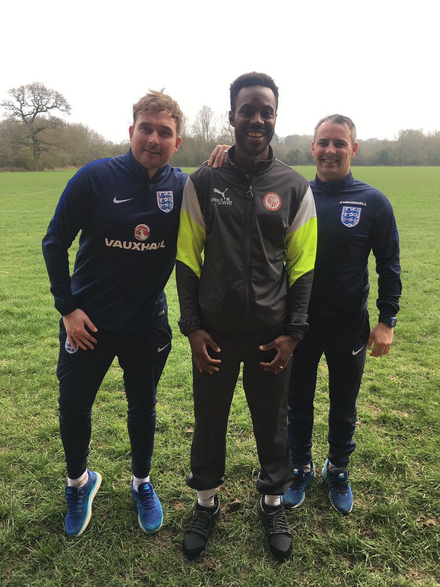 ESFLions's tweet photo. Thanks @AmateurFA &amp; @LondonFA for helping @ESFLions Coach Marc's coaching progression on The Youth Module 3! Great group &amp; instructors too! https://t.co/NVBmdfi4E0
