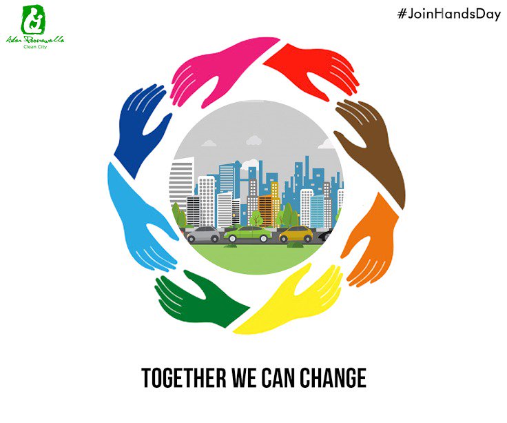 Join hands for a better view of your city. #JoinHandsDay⁠⁠⁠⁠