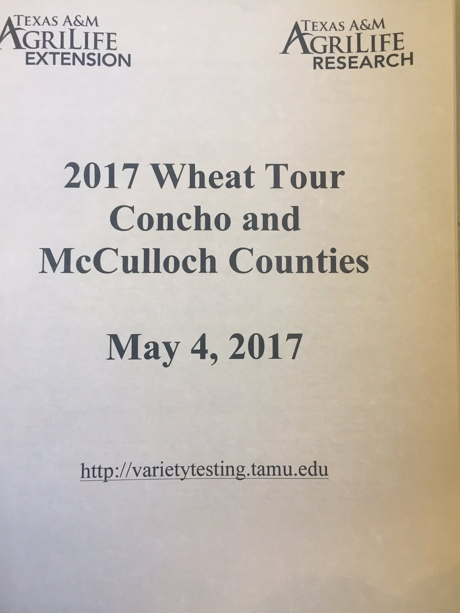rwp_3's tweet photo. @txextension @TXSmallGrains gives update on wheat varieties in Concho / McCulloch Co #Wheat field day yesterday in #MillersvilleTX #TxWheat https://t.co/T5RZ6zXi9M
