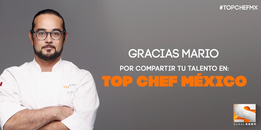 ¡Gracias <a href="/chefperalta/">Mario Peralta</a> por tu entrega en esta competencia! #TopChefMx nos vemos en #DueloDeChefsMx 🔥