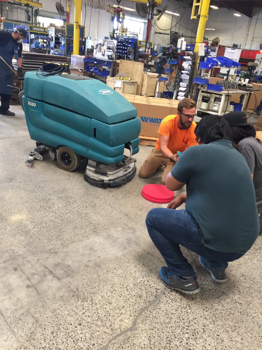 runyonsurfprep's tweet photo. Our newest technical rep on his first demo with a customer. Meet Matt - based in our Cali office. #concretemaintenance #newsalesrep https://t.co/lsqGWNCTpx