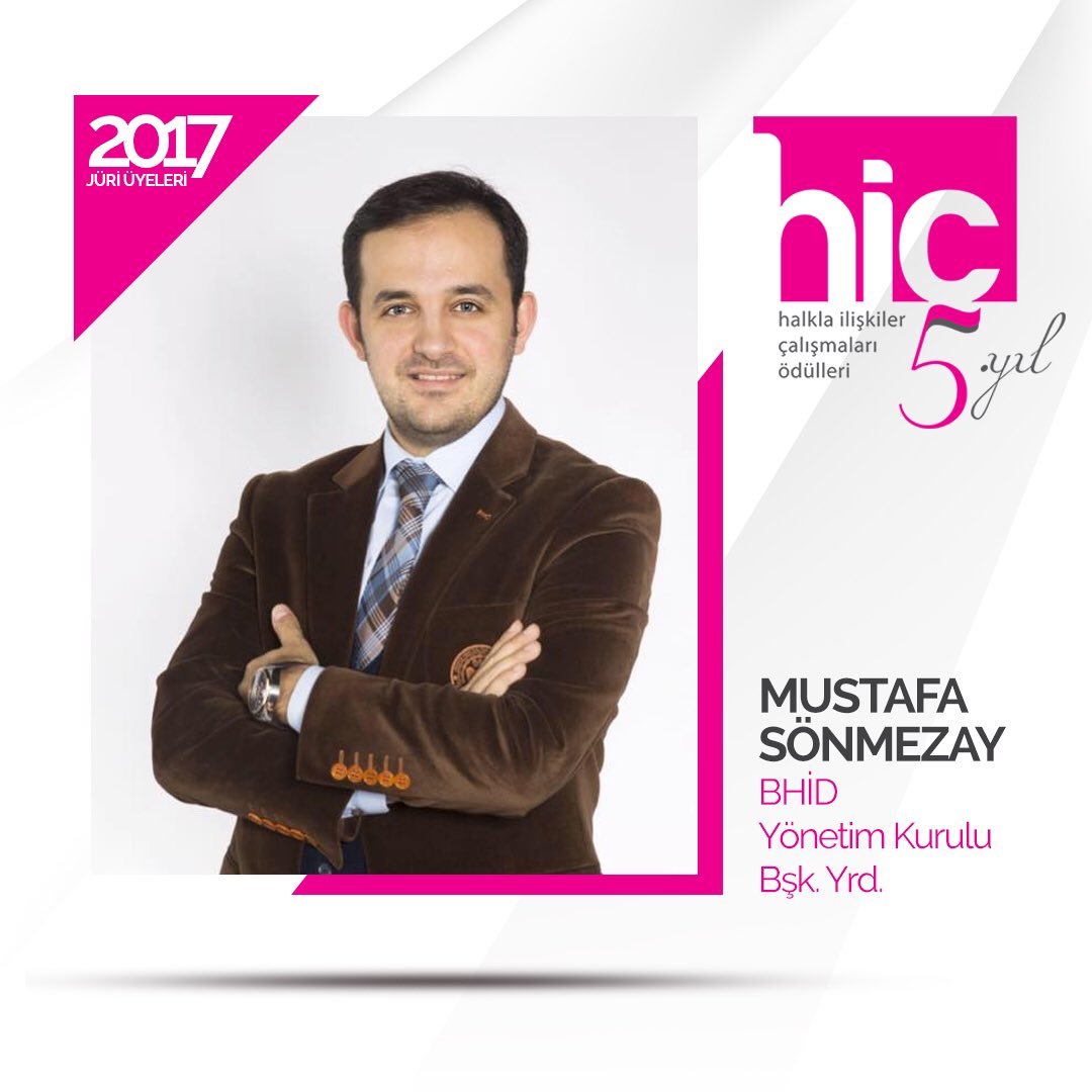 Haftasonu gercekleşecek Jüri  Toplantısı'nda yer alacak birbirinden değerli juri üyelerimizden,
BHİD Yön.Kurulu Bşk. Yard. Mustafa Sönmezay