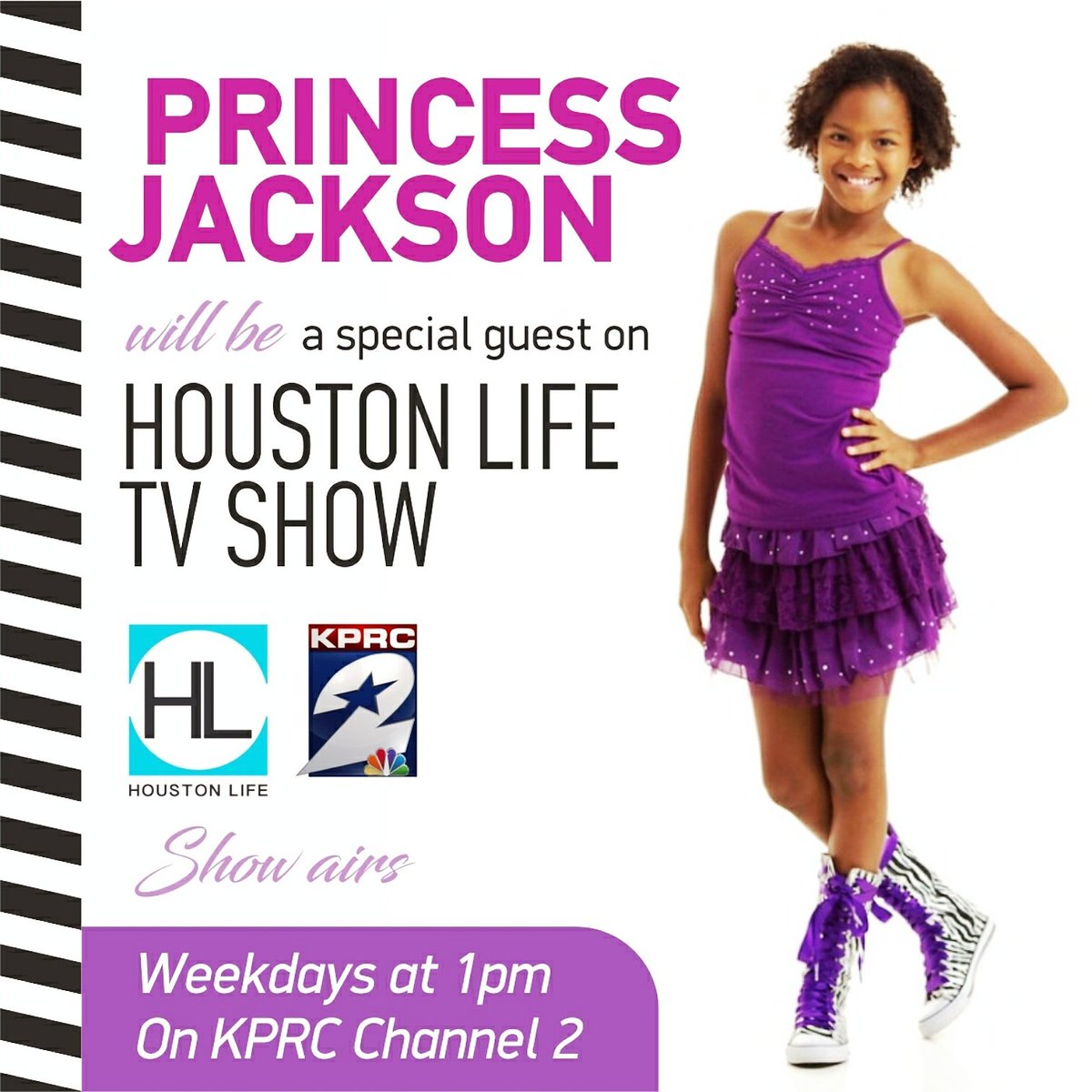 PrincessJ4Real's tweet image. So honored to be a special guest on @houstonlifetv this Tuesday May 9th ! Tune in to Channel 2 at 1pm to view this  live interview !