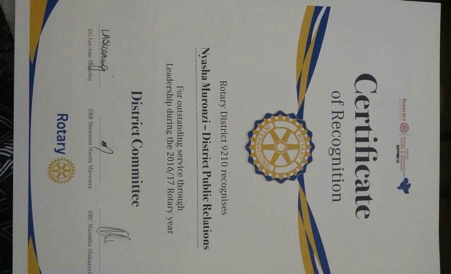 NashMcRonzie's tweet photo. I definitely didn't see this one coming,thank you @DGLeeAnn @mavesera @rotary9210 @rotaractd9210 I feel so honoured #DISCON17 #VictoriaFalls https://t.co/9vswHM3ZF2