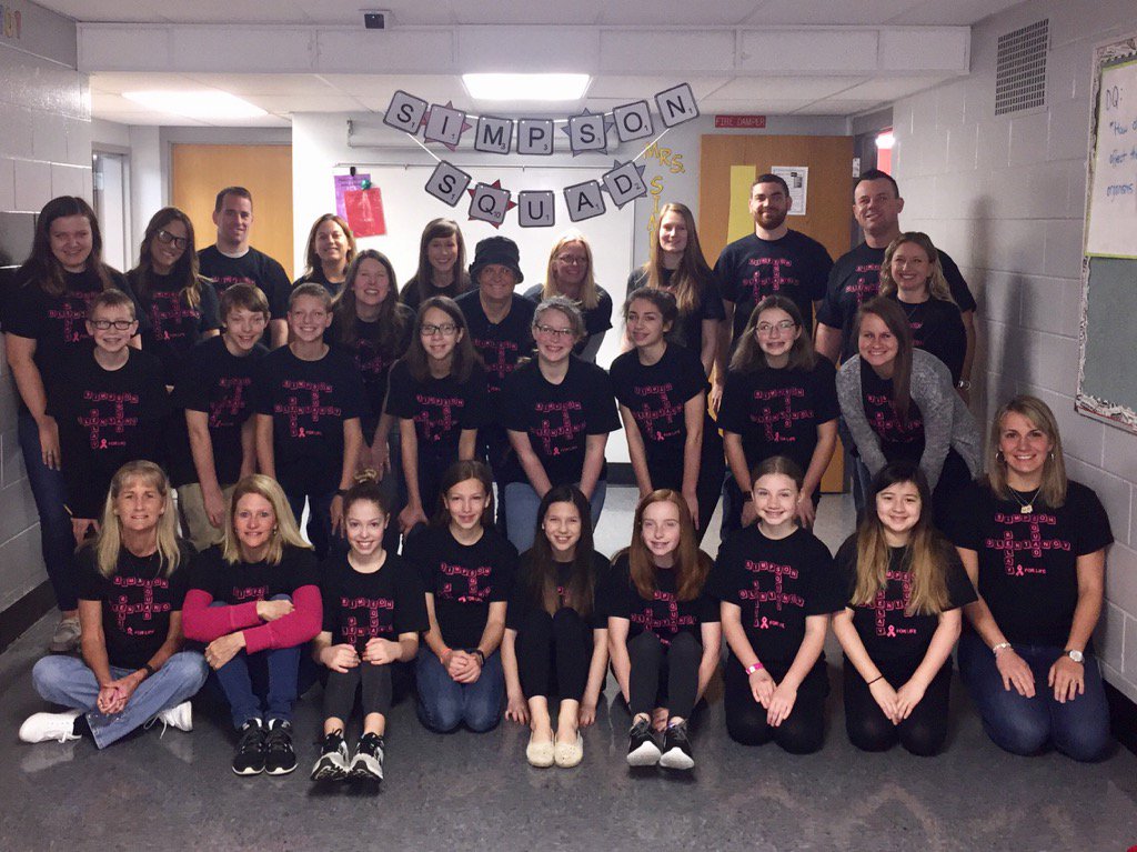 ShanahanMS's tweet photo. Supporting our SMS family..."Simpson Squad" in full effect! #SMSRelay4Life #SimpsonSquad https://t.co/7PMeyMeofp
