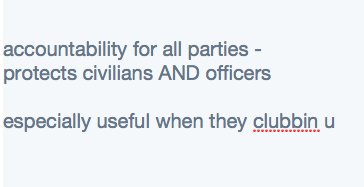 onlyastoner's tweet photo. tell your local officials you want body cameras on all police officers. #2HitsForRealShit & now back to scheduled bong hits https://t.co/4kpdncpCn8
