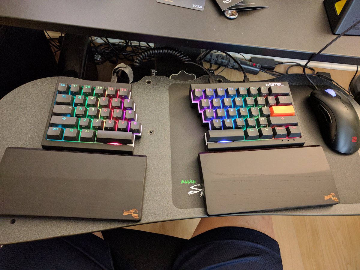 <a href="/mistel_kbs/">MISTEL</a> you guys really should consider vertical tenting and wrist rests, otherwise, great product! Hope <a href="/UltHackKeyboard/">Ult. Hack. Keyboard</a> works out too!