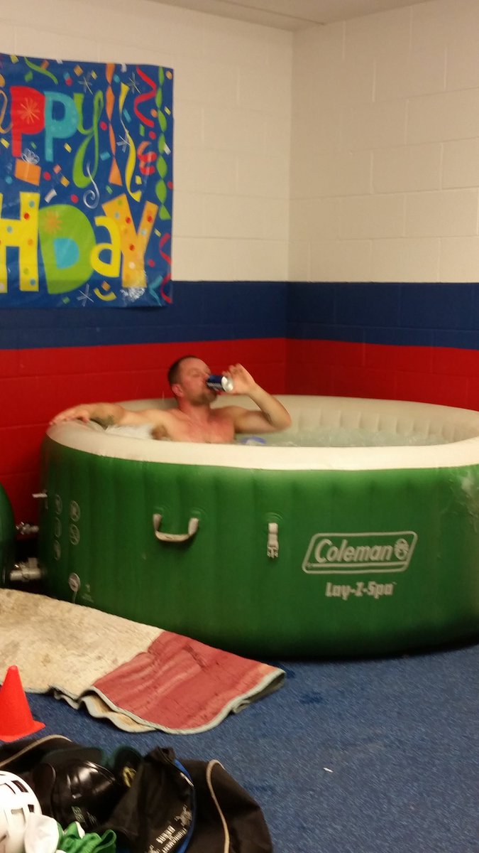 <a href="/Buccigross/">BucciOT.Com</a>  my hockey team put a hottub in our lockeroom, what'd you do today?
