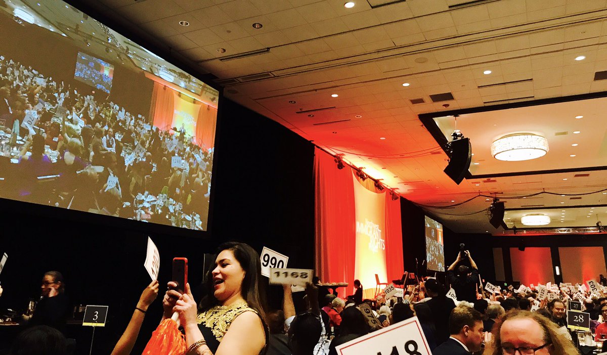 Proud to join over 1200 people tonite in support of <a href="/NWIRP/">Northwest Immigrant Rights Project</a>'s work. #immigrantrights #NWIRPgala