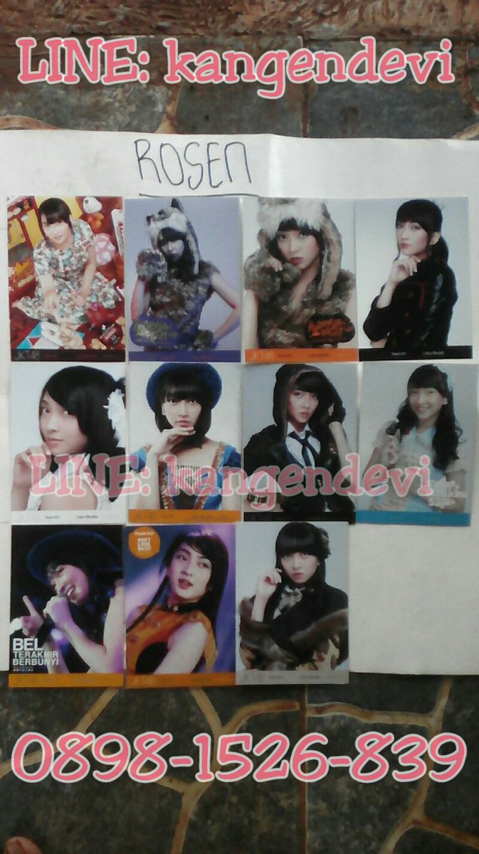 #WTS Photopack
Lidya Maulida @Lidya_JKT48
11pp 200k (Free Ongkir Jabodetabek)
COD FX, EVENT HS, JNE
LINE: kangendevi
WA: 08981526839
Help RT